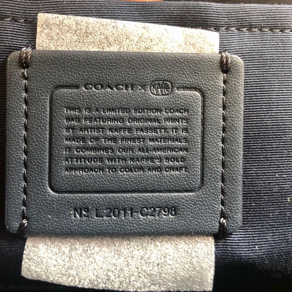 Coach Jes Crossbody Kaffe Floral White Purse - Picture 7 of 9